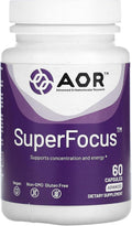 AOR SuperFocus - Complemento para Concentración y Energía Mental (60 Cápsulas)