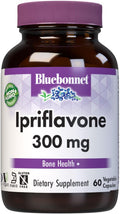 BlueBonnet Nutrition Ipriflavone 300mg con Ostivone – 60 Cápsulas Vegetales