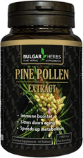 Comprimidos de Polen de Pino Orgánico 60 uds. – Pared Celular Rota, Cosecha Silvestre