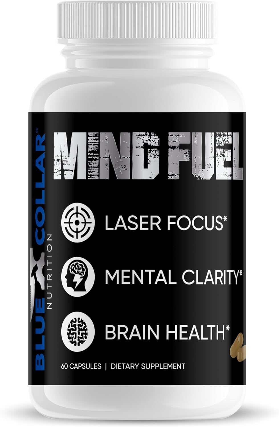 Mind Fuel: Suplemento para Memoria y Concentración con Nootrópicos (60 Cápsulas)