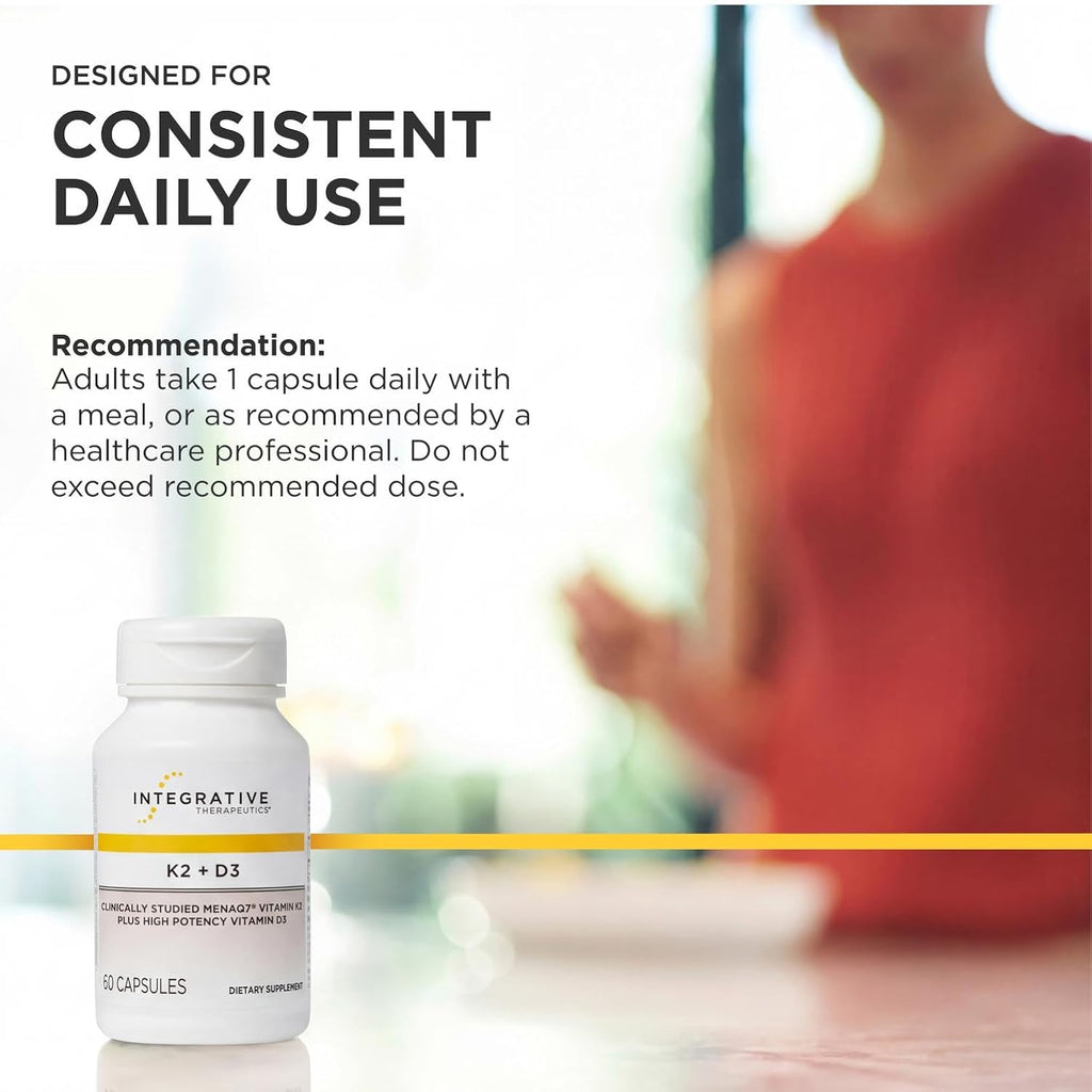 Integrative Therapeutics K2 + D3 - 60 Cápsulas