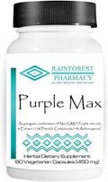 Purple Max - 60 Cápsulas Vegetales | Extracto Natural de Maíz Morado Silvestre con 15% Compuestos Fenólicos | No Transgénico