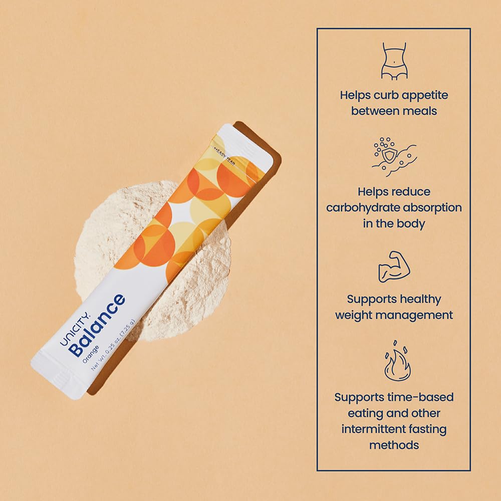 UNICITY Feel Great System - Pack Natural con Balance Naranja y Limón (Suministro para 30 días)