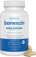 Bonexcin Advanced Bone Support Formula – Calcio, Magnesio, Vitamina D3 y K2 – 90 Cápsulas