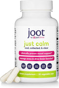 Just Thrive - Just Calm - Gestor de cortisol - Apoyo para la calma, memoria y estado de ánimo - Vegano, 30 cápsulas
