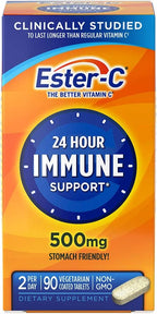 Ester-C Vitamina C 500 mg Comprimidos Recubiertos, 90 Unidades