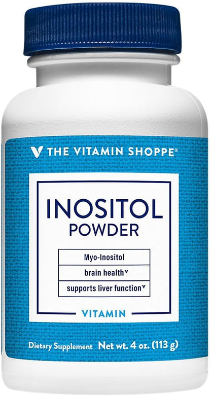 The Vitamin Shoppe Inositol en Polvo Puro - Myo-Inositol - 113 g (134 Servicios) - Sin Sabor, Vegano – Image 1