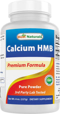 Best Naturals HMB (Beta-Hidroxi Beta-Metilbutirato) en Polvo Puro, 227 g