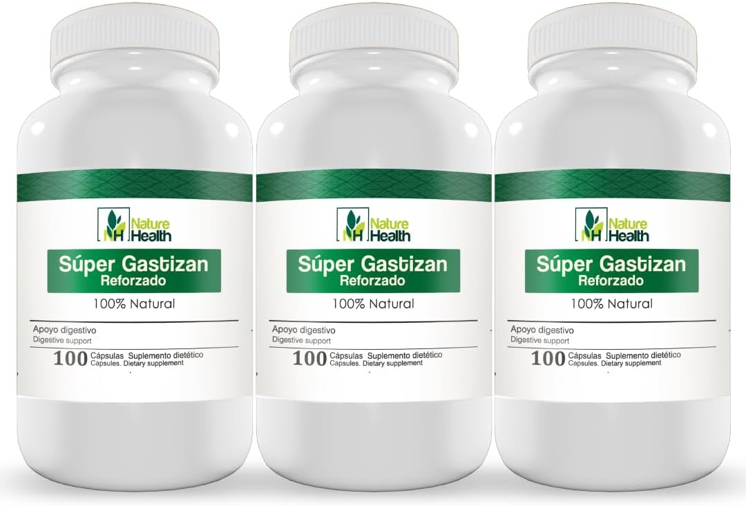 Super Gastrizan Cápsulas con Inca Muña, Uña de Gato, Menta, Culen, Romero y Manzanilla (3 unidades)