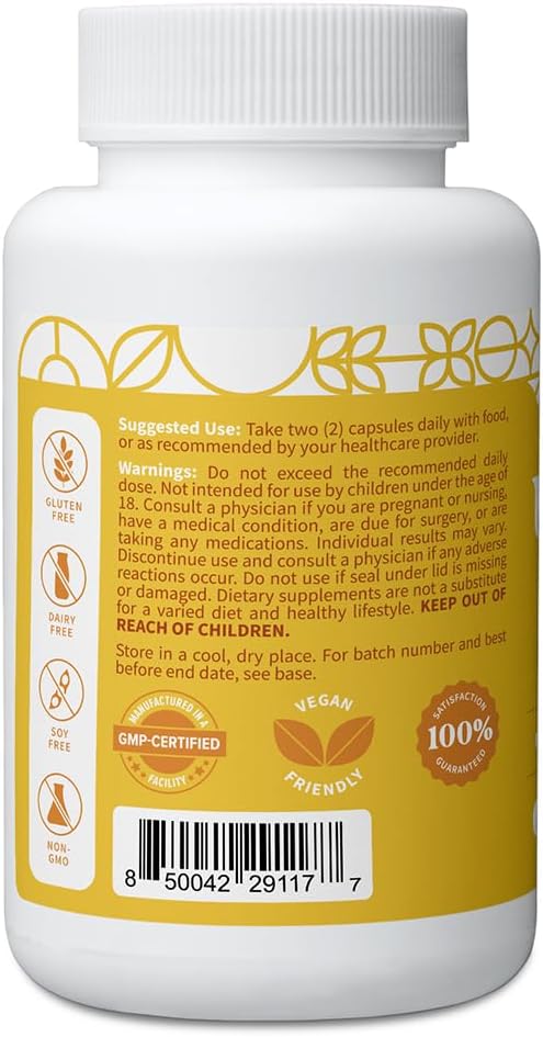 Pattern Wellness Uric Acid Support – Suplemento para el Equilibrio del Ácido Úrico – 60 Cápsulas Veganas