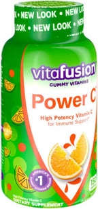 Vitafusion Power C, Gominolas de Vitamina C para Adultos, 150 Gominolas de Alta Potencia