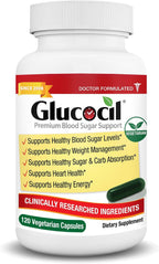 Glucocil – Cápsulas Vegetarianas para el Apoyo del Azúcar en Sangre