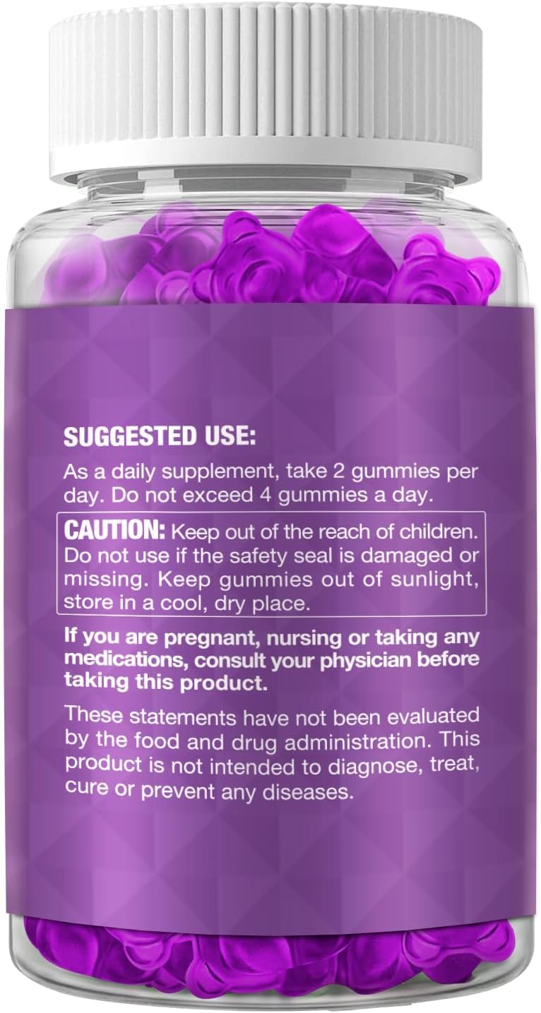 Riyuetian Gominolas Sea Moss y Elderberry con Vitamina C y Zinc, 120 Unidades (Pack de 2)