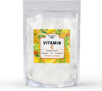 Unpretentious Polvo de Vitamina C - Ácido Ascórbico Puro, Bolsa Resellable (454 g)