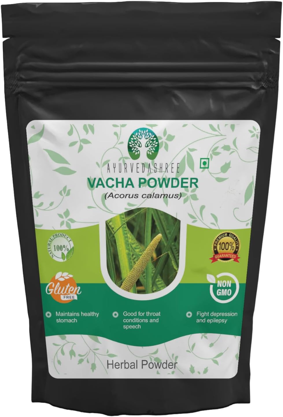 Calamus Powder 100 Gm | Vacha Powder | Acorus Calamus | Highly Aromatic herb | Acorus Calamus Root Powder | Vasambu – Image 1