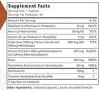 Objective Nutrients Thiactive B Complex - Complejo B con TTFD y Benfotiamina, 60 Cápsulas