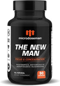 The New Man Brain Supplement for Memory and Focus - 90 Cápsulas