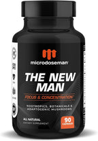 The New Man Brain Supplement for Memory and Focus - 90 Cápsulas