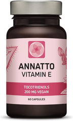 Procapsin Annatto Tocotrienoles Vitamina E Vegana, Sin Tocoferoles, 200 mg, 60 Cápsulas