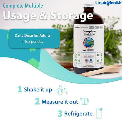 LIQUIDHEALTH Complete Multiple – Bienestar general: Los fitonutrientes de las frutas y verduras reales ayudan a – Image 4