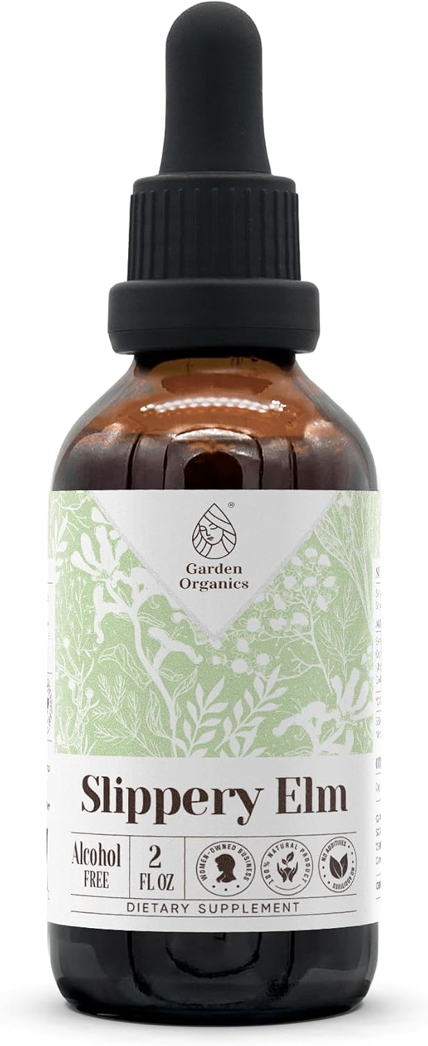 Slippery Elm Alcohol-Free Natural Tincture – 2 fl oz (60 ml)