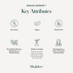 Shaklee Dream Serene - Ayuda para Dormir con Melatonina, Valeriana, Melisa y L-Teanina, 30 Softgels