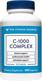 The Vitamin Shoppe C-1000 Complex 1.000 mg, 300 Cápsulas