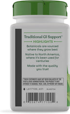 Nature's Way Slippery Elm Capsules, 1600 mg per Dose (4 capsules), 100 Capsules