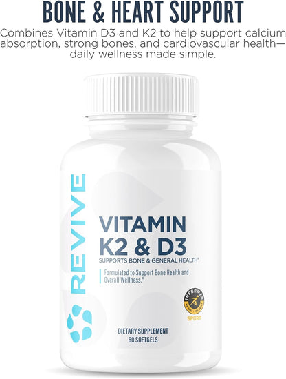 REVIVE MD Vitamina D3 y K2 5000 UI - Complemento para Mujeres y Hombres – Image 3