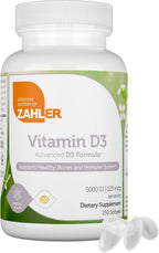 Zahler Advanced Vitamina D3 5000 UI - 250 Cápsulas Blandas