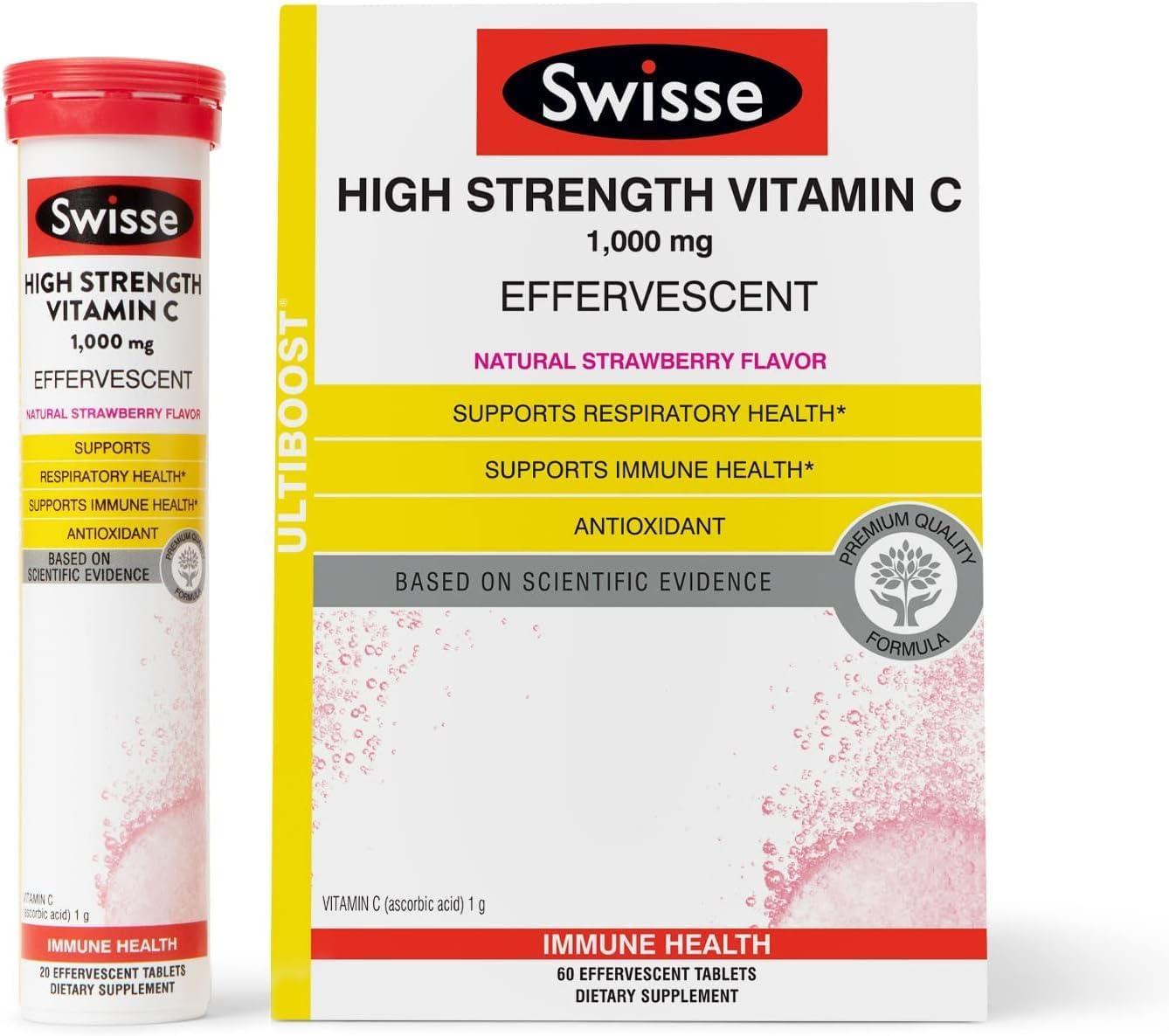 Swisse Vitamina C 1000mg Efervescente - 60 Tabletas