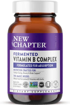 New Chapter Complejo Vitamina B Fermentado – 60 Cápsulas – 1 al Día – Vegano y Ecológico