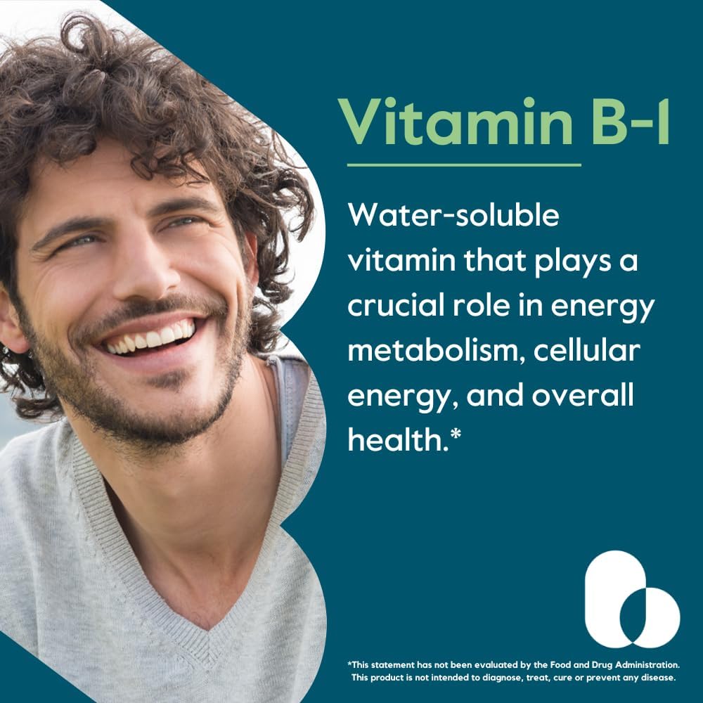 BESTVITE Vitamina B-1 100mg (240 Cápsulas Vegetarianas)