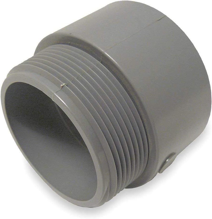 Adaptador macho de PVC para conducto de 3 pulgadas - YOOZENA