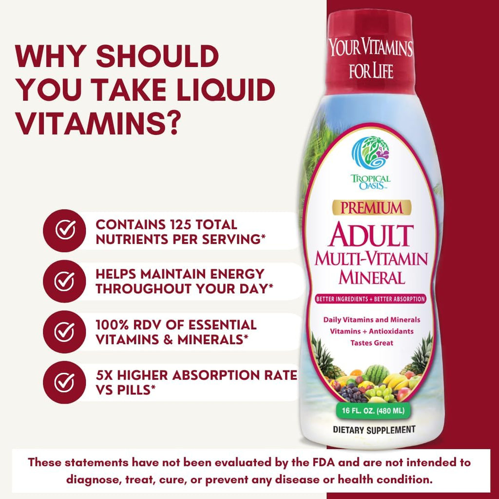 Tropical Oasis Adult Liquid Multivitamin - 473 ml