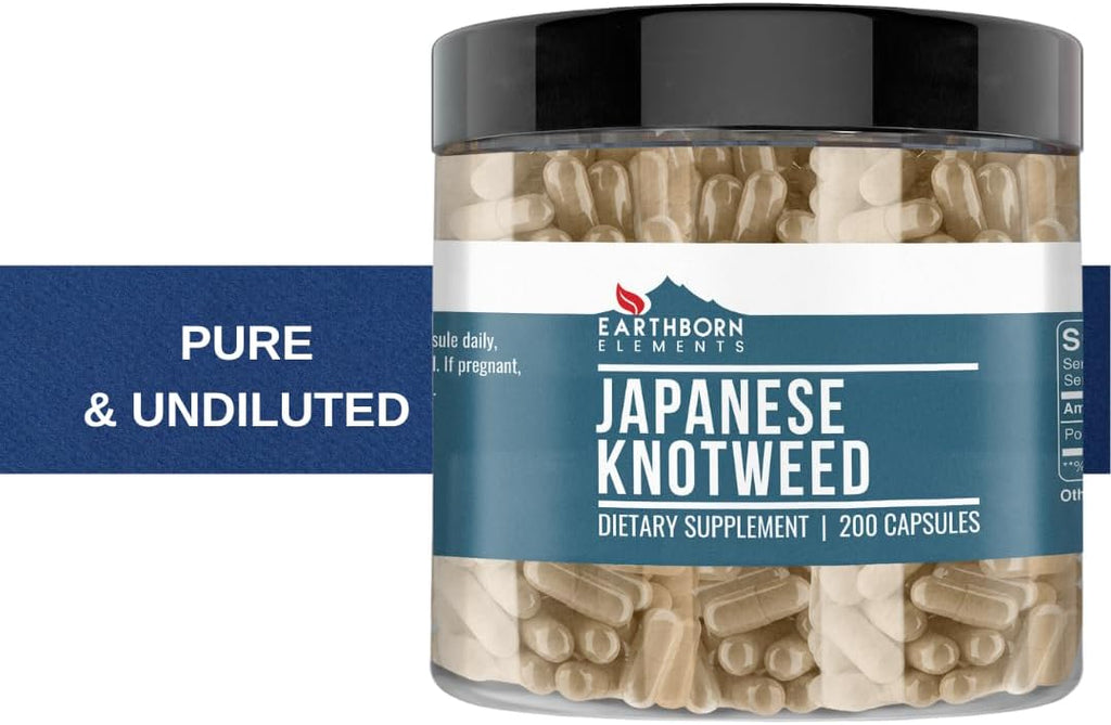Earthborn Elements Japanese Knotweed Extract 200 Cápsulas
