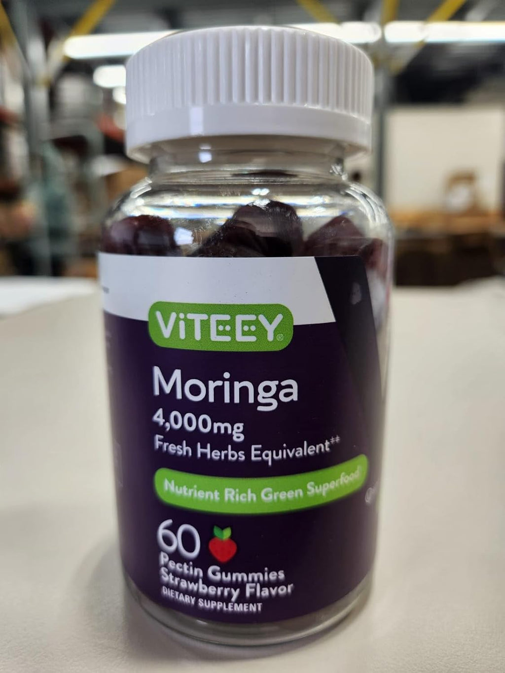 Viteey Moringa Gummies - 4000mg (extracto 10:1) - 120 Gominolas