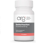 Allergy Research Group Delta-Fraction Tocotrienols - Suplemento de Vitamina E, 50 mg, Anato, Gamma, solo tocotrienoles, sin tocoferoles, hipoalergénico, 75 cápsulas blandas