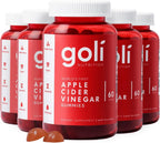 Goli Gominolas de Vinagre de Manzana con Vitamina B12, Remolacha y Granada - 300 Gominolas (Paquete de 5)