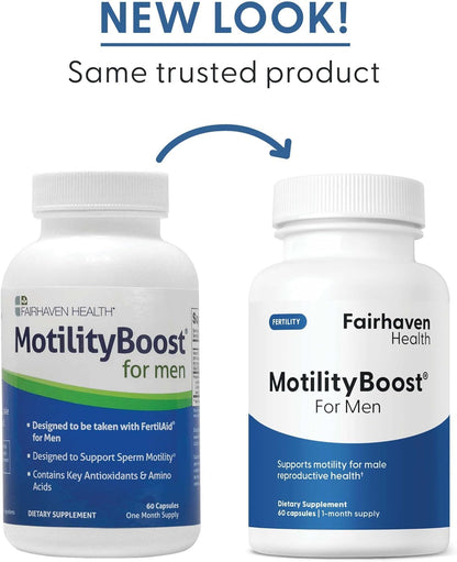 Fairhaven Health MotilityBoost para hombres | Suplemento de fertilidad masculina | 60 cápsulas – Image 8