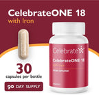 CelebrateONE Bariátrico Multivitamínico con Hierro 18 mg – 30 Cápsulas Vegetales