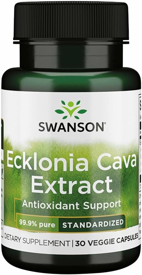 Swanson Ecklonia Cava Extracto 53 mg, 30 Cápsulas Veganas