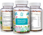 ACTIF Travel Mega Support – Complemento de Viaje con 15+ Vitaminas y Minerales, 90 Gomitas