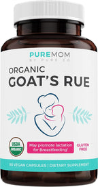 Organic Goat's Rue – Lactation Supplement to Increase Breast Milk Supply – 60 Vegan Capsules