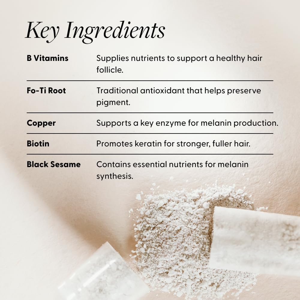 Arey Not Today Grey – Suplemento Capilar Diario con Biotina, Vitaminas B y D (3 Meses)