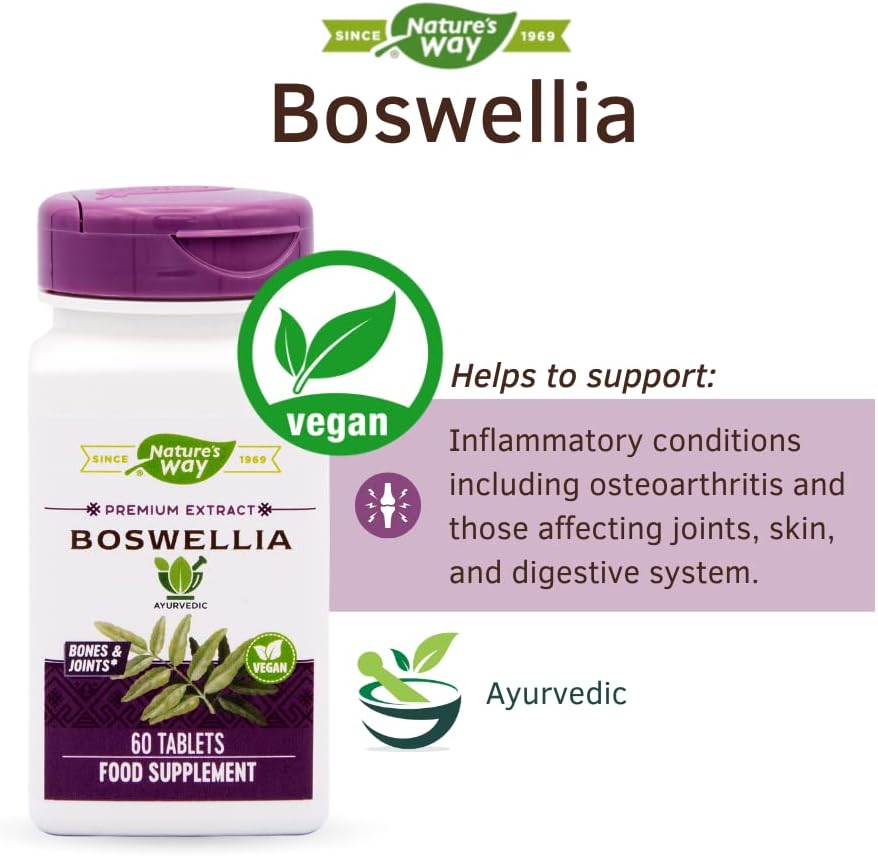 Nature's Way Boswellia Estandarizada - 60 Comprimidos