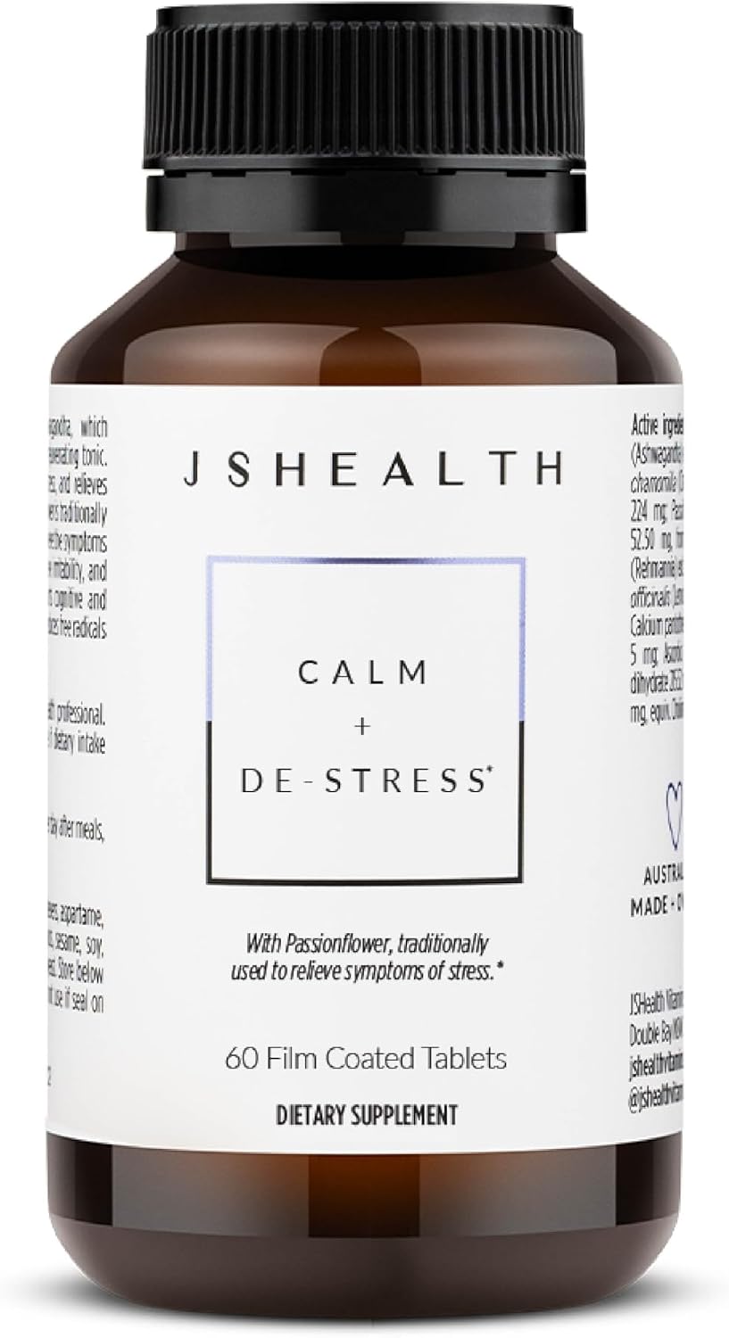 JSHealth Calm + Destress - 60 Cápsulas