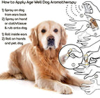 The Blissful Dog Golden Retriever Age Well Spray Aromaterapia