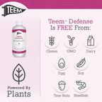 Teem Defense - Probiótico Líquido con Saúco, Prebiótico, Probiótico y Postbiótico, 480 ml