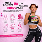Curvy Pack – Aguaje + Maca 3 Cápsulas para Curvas Femeninas – Apoyo Hormonal Natural – 1 Mes de Suministro